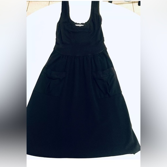 Diane Von Furstenberg Cezanne Dress Black Sleeveless Tank Sz 2 - Picture 4 of 5